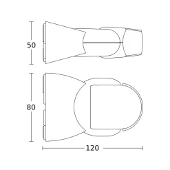 STEINEL IS 1 bevegelsessensor hvit Best