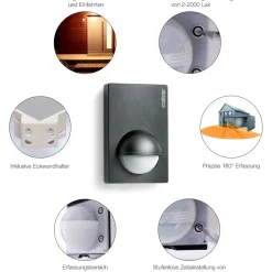 STEINEL IS 180-2 bevegelsessensor svart| Sensor