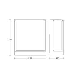 STEINEL L 40 C utendørs LED-vegglampe antrasitt| Kommersiell Utebelysning
