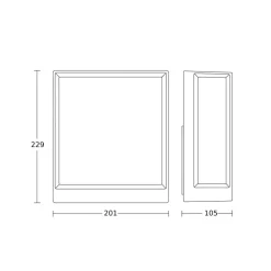 STEINEL L 40 C utendørs LED-vegglampe antrasitt| Kommersiell Utebelysning
