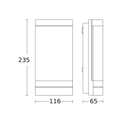 STEINEL L 271 DIGI C utendørs LED-vegglampe Online