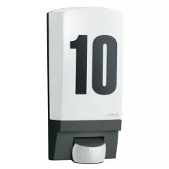 STEINEL L 1 husnummerlampe med sensor svart| Utebelysning Med Sensor|Utebelysning Med Sensor