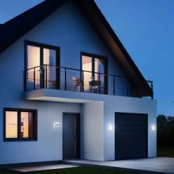 STEINEL L 240 S LED-vegglampe Sensor, stål Discount