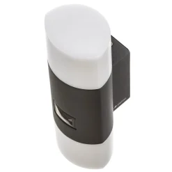 STEINEL L 910 S LED-vegglampe, sensor, antrasitt Outlet