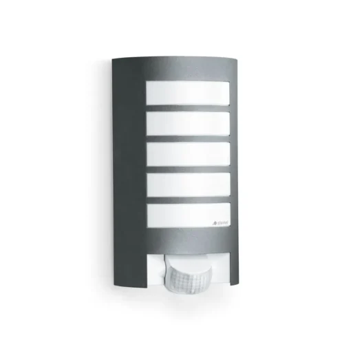 STEINEL L 12 S utendørs vegglampe sensor antrasitt| Vegglamper Med Sensor|Utebelysning Med Sensor