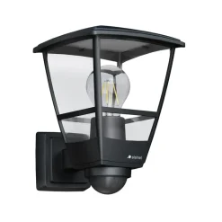 STEINEL L 10 S Utendørs vegglampe med sensor svart| Vegglamper Med Sensor|Utebelysning Med Sensor