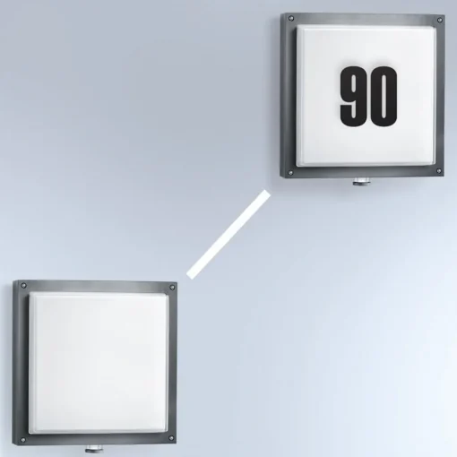 STEINEL L 690 S V2 utendørs vegglampe sensor husnr| Vegglamper Med Sensor|Utebelysning Med Sensor