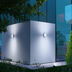 STEINEL L 835 SC Utendørs vegglampe med sensor sølv Best