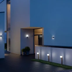 STEINEL L 835 SC Utendørs vegglampe med sensor sølv Best