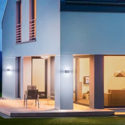 STEINEL L 835 SC Utendørs vegglampe med sensor sølv Best