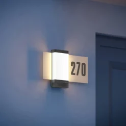 STEINEL smart husnummerlampe L 270 Digi SC, antrasitt Online