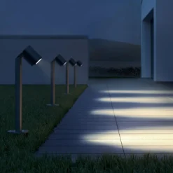STEINEL Spot Way LED-veilampe, svingbar| Kommersiell Utebelysning|Gatebelysning, Pullert Belysning