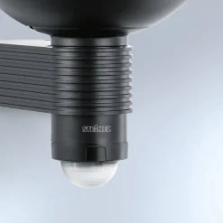 STEINEL utendørs vegglampe L 400 S, svart| Utebelysning Med Sensor|Utebelysning Med Sensor