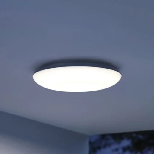 STEINEL Vario Quattro Pro taklampe hvit 3 000 K| Utebelysning Med Sensor|Utebelysning Med Sensor