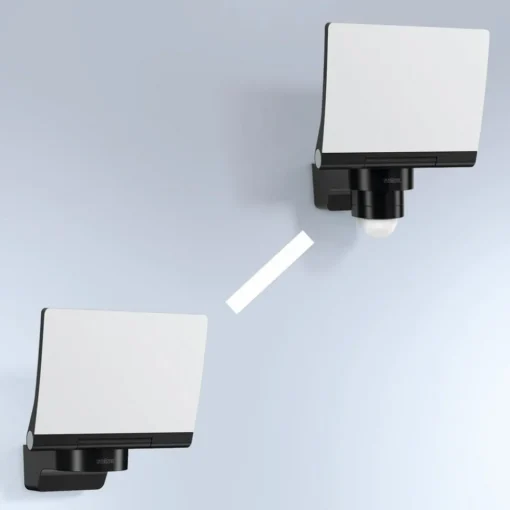 STEINEL XLED Pro 240 LED-utespot svart| Kommersiell Utebelysning|Utespotter