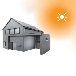 STEINEL XSolar L-S Professional LED-sensorspotlight| Solcellelamper Med Sensor|Vegglamper Med Sensor