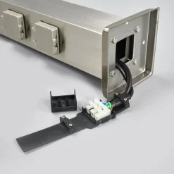 G & L Handels GmbH Stibelysning 400166 med to stikkontakter, sensor| Gatebelysning, Pullert Belysning