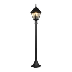 Trio Lighting Stibelysning Livenza, svart, høyde 100 cm, aluminium, IP44 Online
