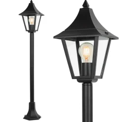 K.S. Verlichting Stibelysning Livorno, IP44, sort/klar Sale