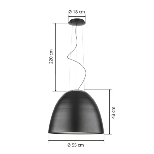 Artemide Stilfull designerpendellampe Nur Discount