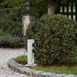 EGLO Stål stikkontaktkolonne Park 4| Strømsøyler