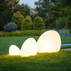 Nowodvorski Lighting Stone L utelampe, 80 x 65 cm, hvit, plast, IP44 Best