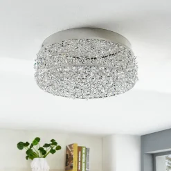 Lucande Strålende LED-taklampe Felias, rund form| Design- Og Hotellbelysning|Led-Innendørs