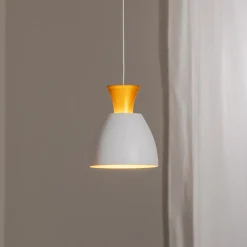 BEGA Studio Line 51277, hengelampe, hvit/messing, Ø 20 cm Best