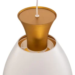 BEGA Studio Line 51277, hengelampe, hvit/messing, Ø 20 cm Best