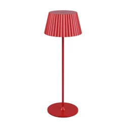 Reality Leuchten Suarez LED oppladbar bordlampe, rød, høyde 39 cm, metall, dimbar Hot
