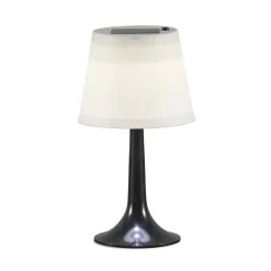 Konstsmide Svart solcelledrevet bordlampe Assisi Sitra m. LED Best