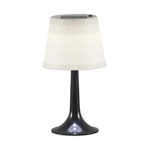 Konstsmide Svart solcelledrevet bordlampe Assisi Sitra m. LED Best