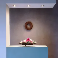 Deko-Light Svingbar monteringsring i matt aluminium| Downlights