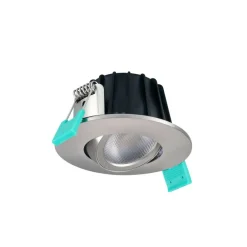 Sylvania innfellingslampe Obico 68, krom, IP65, CCT, dimbar New