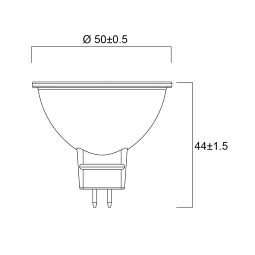 Sylvania LED-reflektorpære GU5.3 4,6W 4000K 36° 425lm| Gu5.3 / Mr16 Pærer