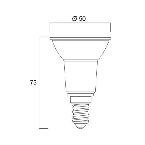Sylvania LED-reflektorpære E14 4,5W PAR16 3000K 36° 345lm New