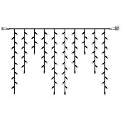 STAR TRADING System 24 - utvidelsesett LED-istapper. 2x1 m| Julebelysning