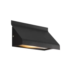 Nordlux Tadas utendørs vegglampe, aluminium, glass, svart Online