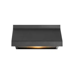 Nordlux Tadas utendørs vegglampe, aluminium, glass, svart Online