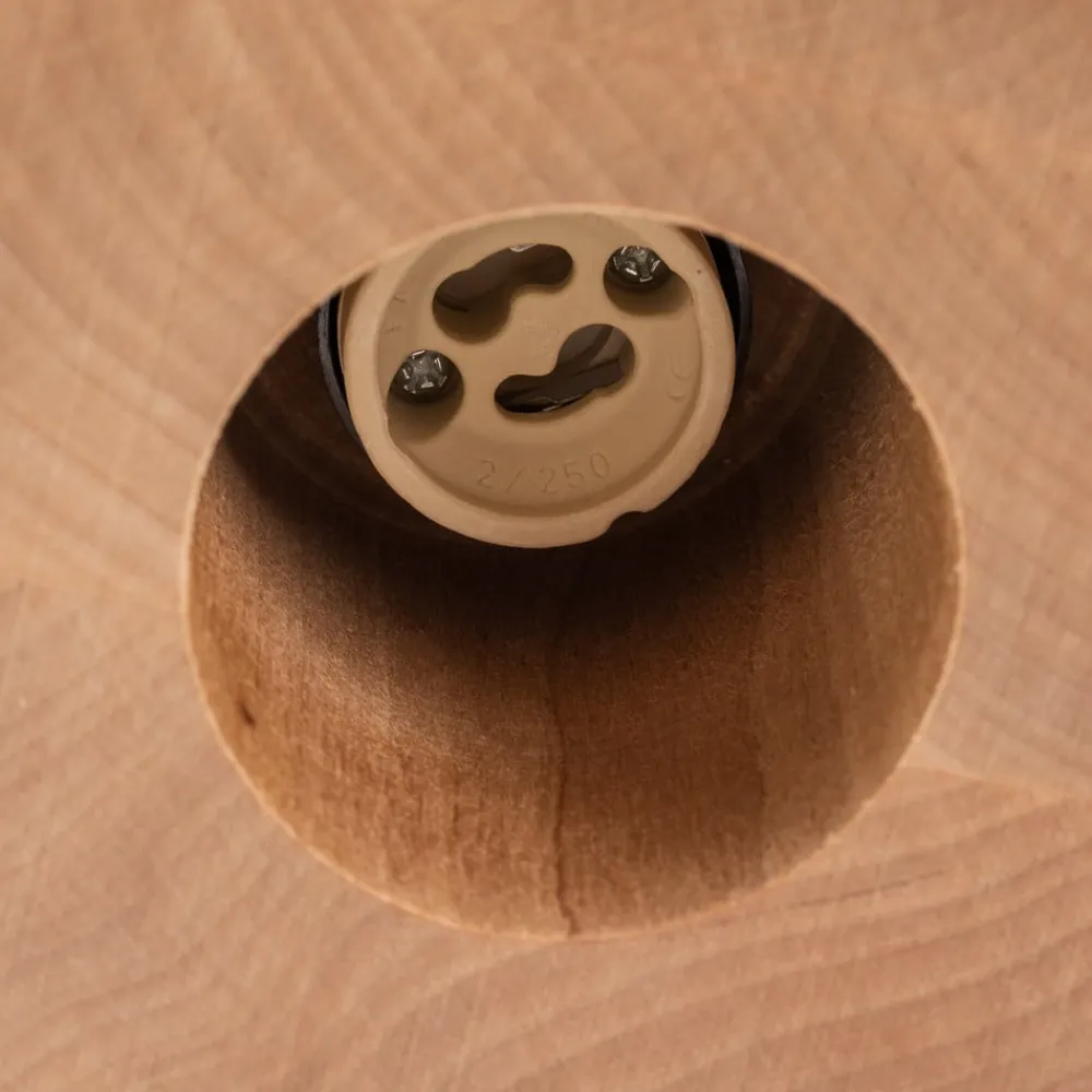 SOLLUX LIGHTING Taklampe Ara som kube i tre| Spotter I Tak