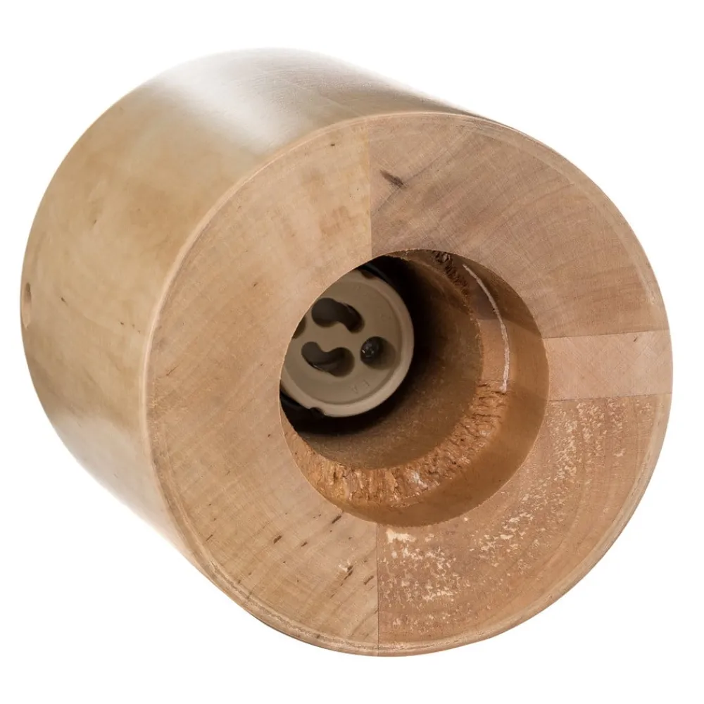 SOLLUX LIGHTING Taklampe Ara som sylinder i tre| Spotter I Tak