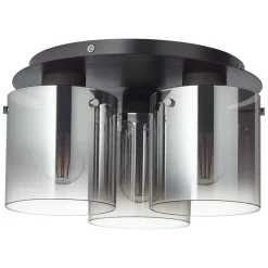 Brilliant Taklampe Beth med røykglass, 3 lyskilder Outlet