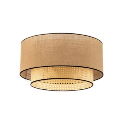 Duolla Taklampe Big Boho, rotting, beige/svart New