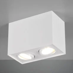 Trio Lighting Taklampe Biscuit, 2 lyskilder, hvit| Spotter I Tak