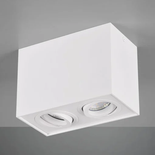 Trio Lighting Taklampe Biscuit, 2 lyskilder, hvit| Spotter I Tak
