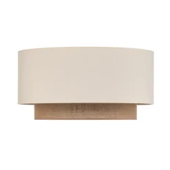 Duolla Taklampe Boho, Ø 60 cm, ecru/jute| Design- Og Hotellbelysning|Taklamper