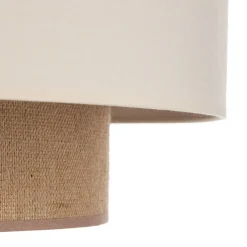 Duolla Taklampe Boho, Ø 60 cm, ecru/jute| Design- Og Hotellbelysning|Taklamper
