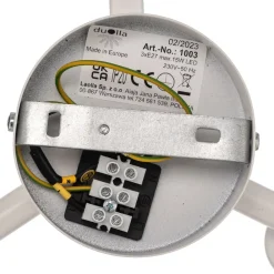 Duolla Taklampe Boho, Ø 60 cm, ecru/jute| Design- Og Hotellbelysning|Taklamper