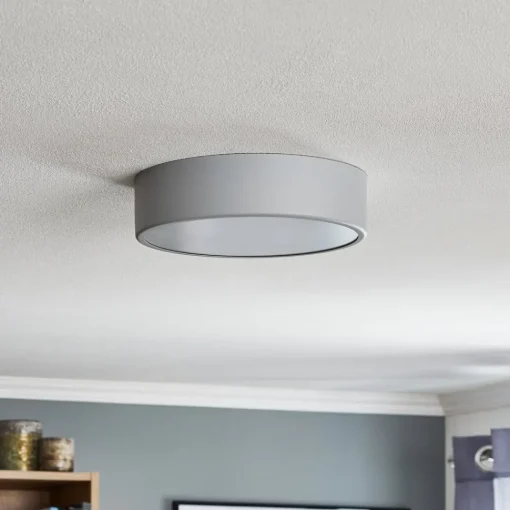 TEMAR LIGHTING Taklampe Cleo 300, Ø 30 cm grå| Design- Og Hotellbelysning|Taklamper