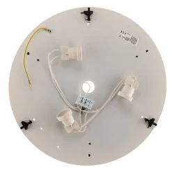 TEMAR LIGHTING Taklampe Cleo 400, Ø 40 cm grå Discount